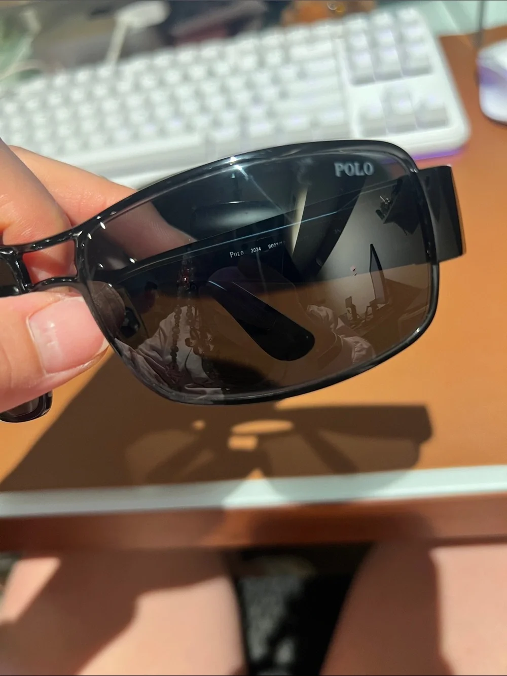 Polo Ralph Lauren Men's Sunglasses in Black